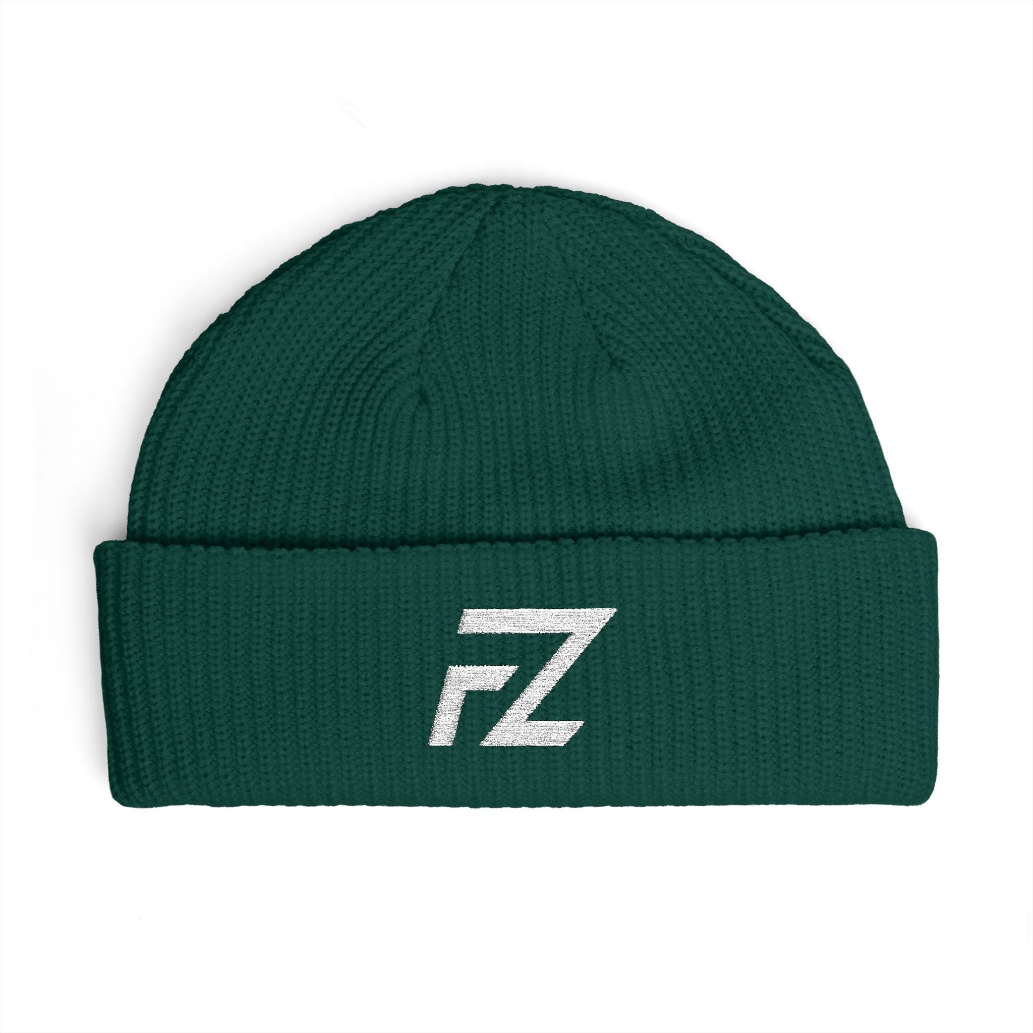 Cuffed Beanie with FZ Logo — Knit Winter Hat for Streetwear & Casual Wear