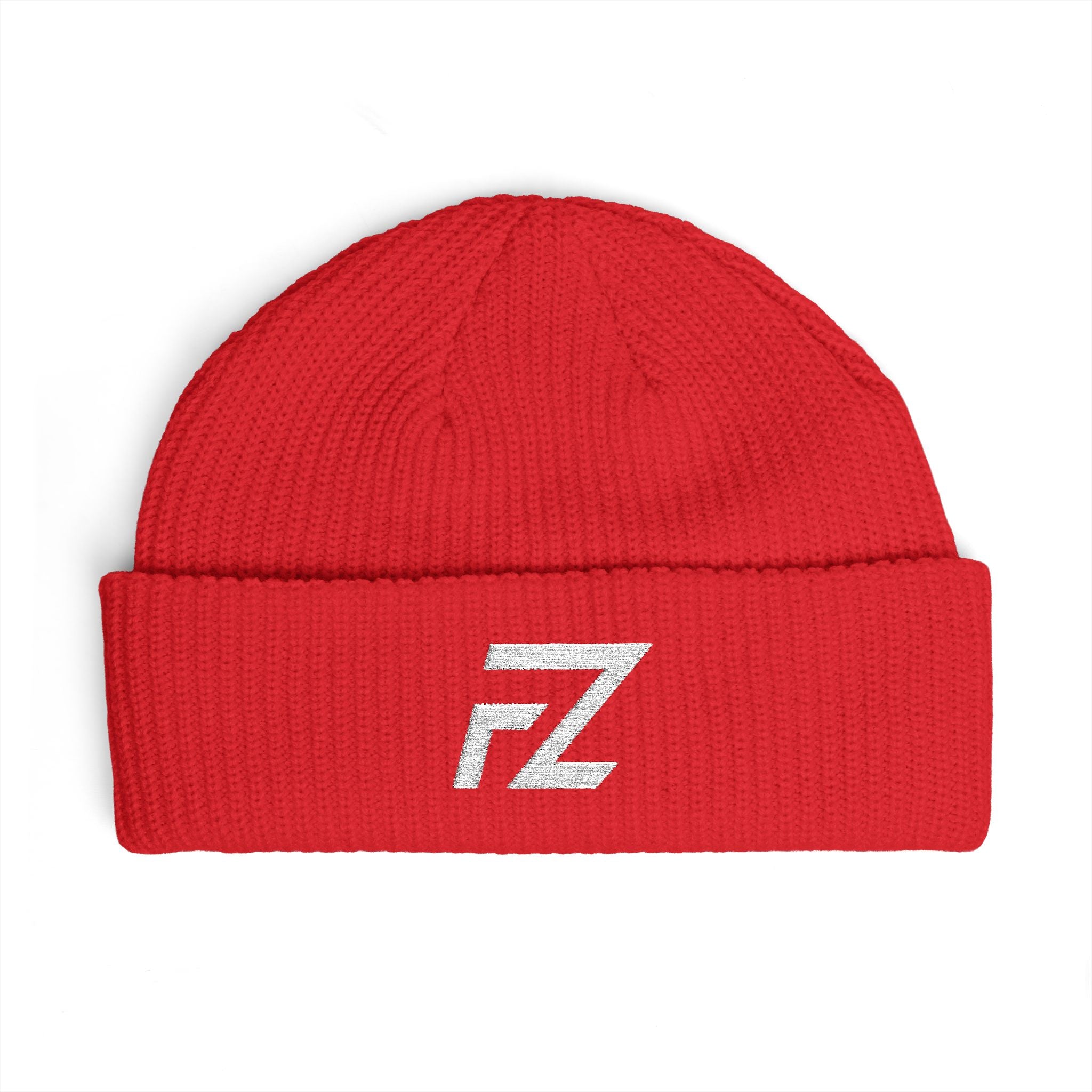 Cuffed Beanie with FZ Logo — Knit Winter Hat for Streetwear & Casual Wear