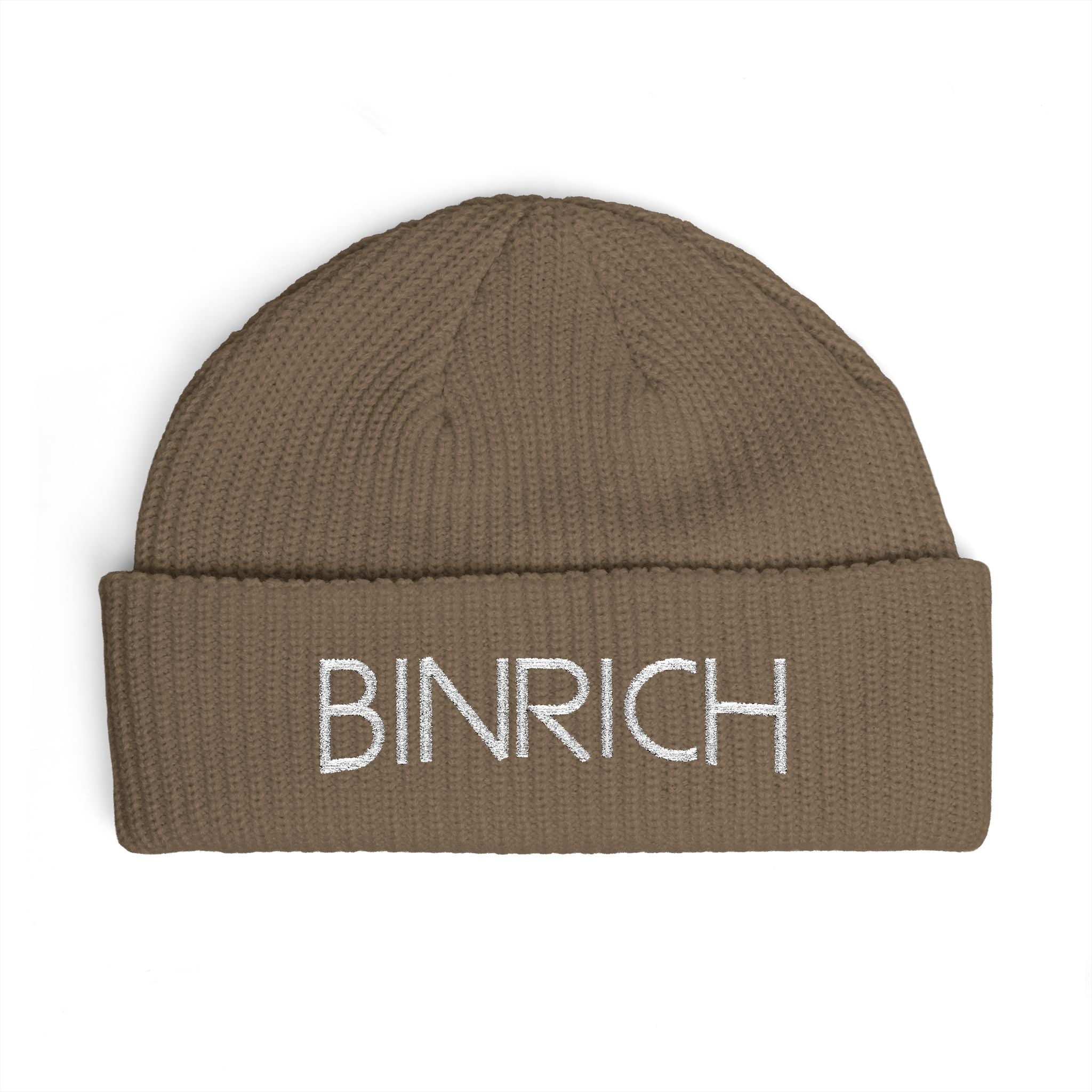 BINRICH Cuff Beanie - Embroidered Knit Winter Hat