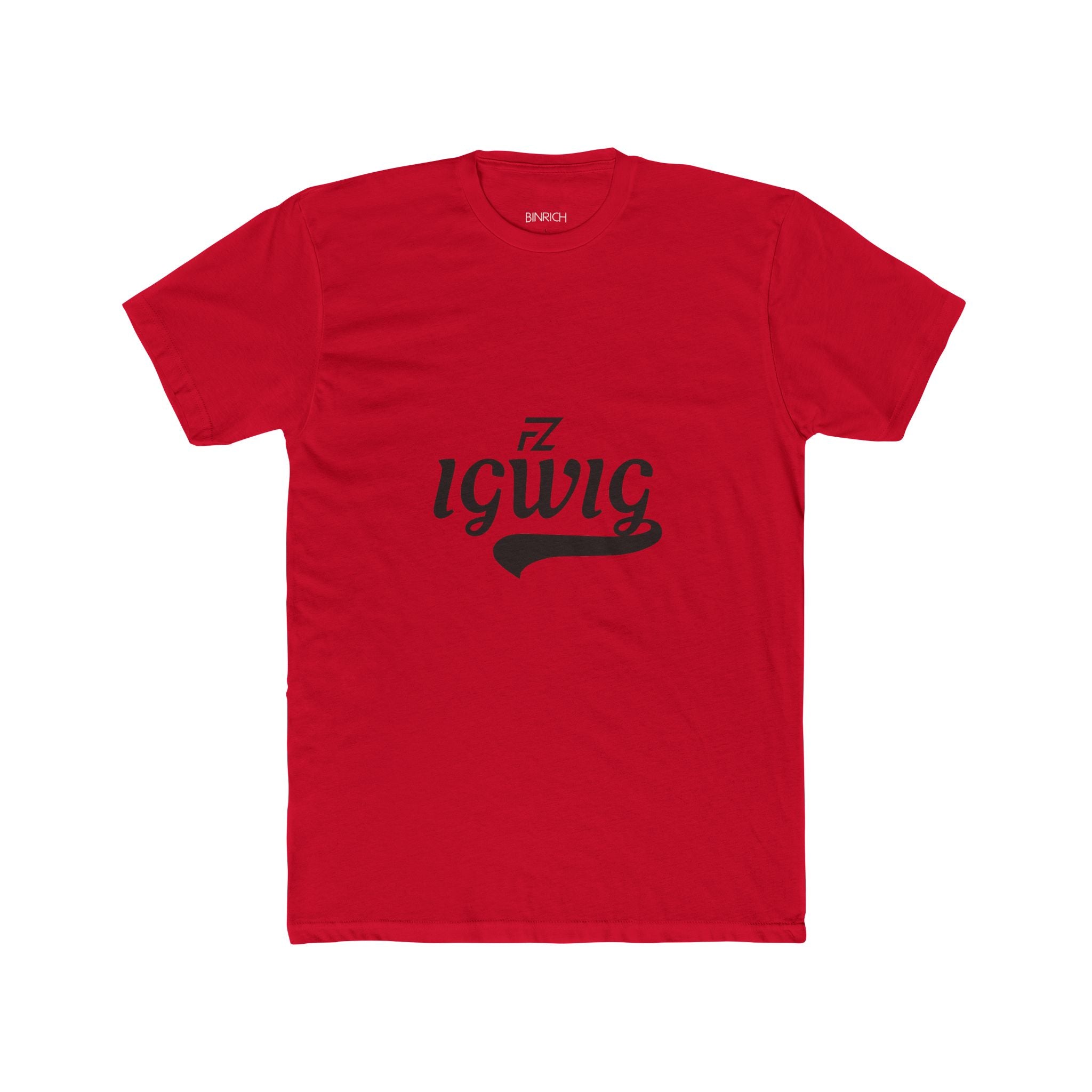 FZ - IGWIG Crew Tee — Retro Script “living” Graphic T‑Shirt
