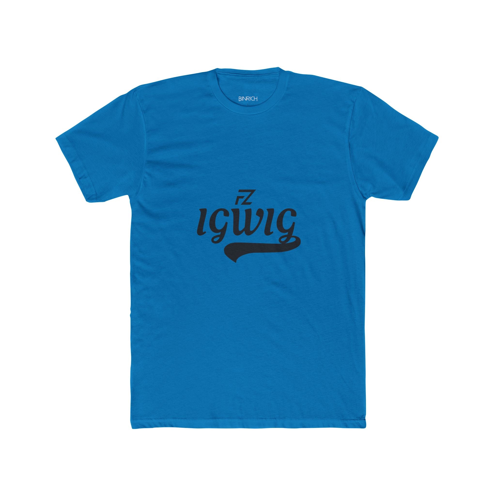 FZ - IGWIG Crew Tee — Retro Script “living” Graphic T‑Shirt