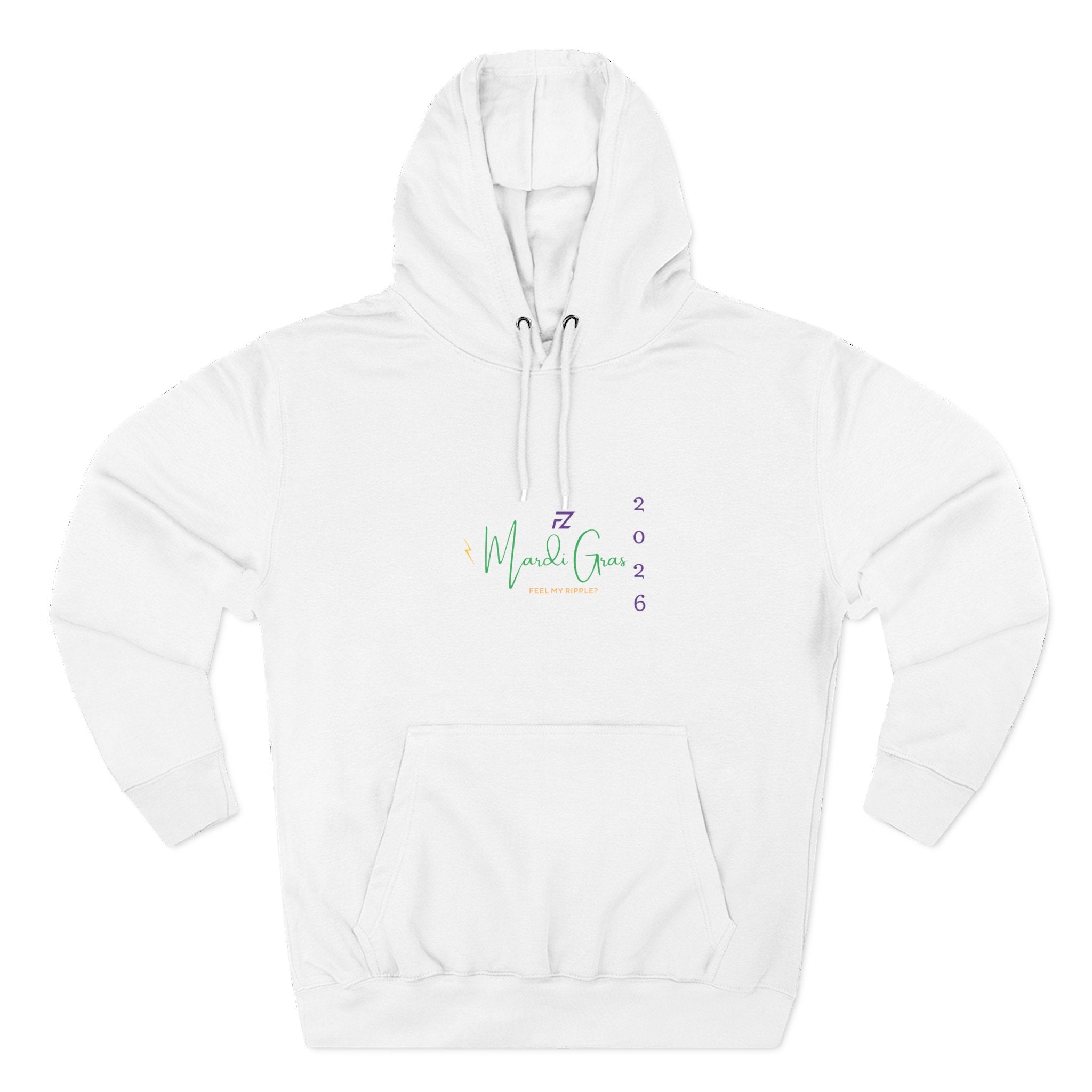 MARDI GRAS 2026 "FEEL MY RIPPLE?" HOODIE
