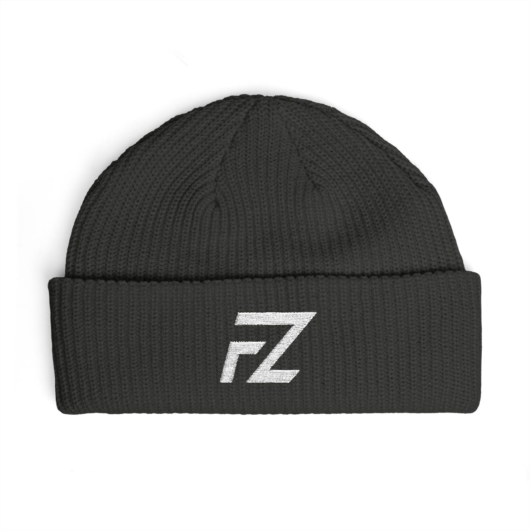 Cuffed Beanie with FZ Logo — Knit Winter Hat for Streetwear & Casual Wear