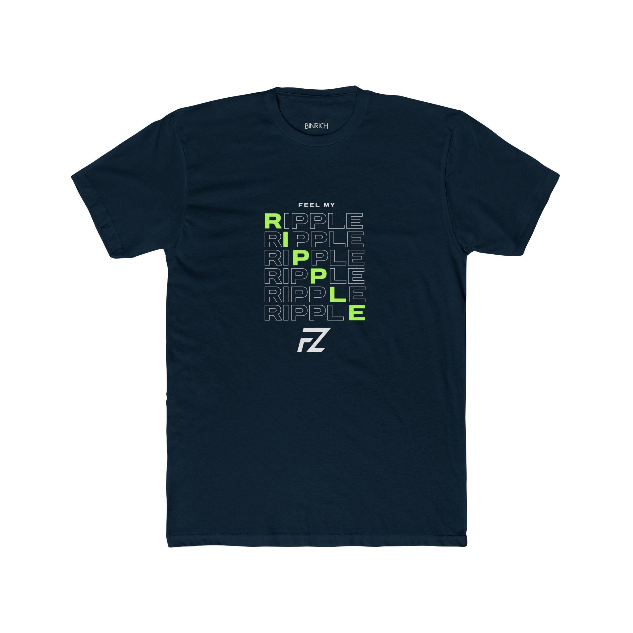 Ripple Outward Repeat Graphic T-Shirt