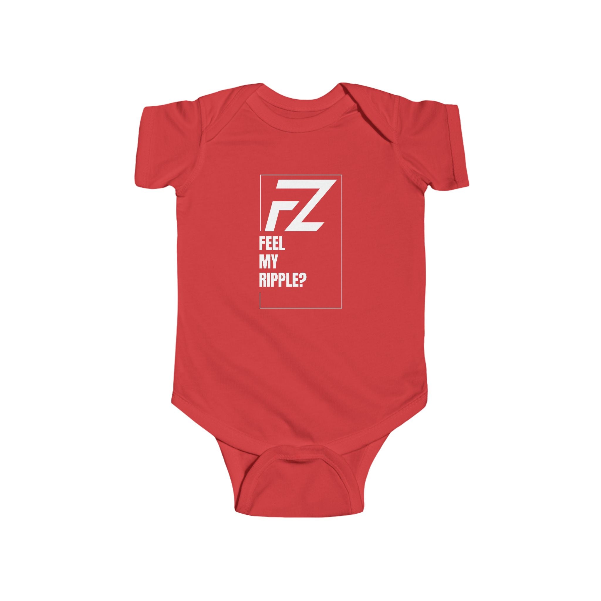 FZ Original FEEL MY RIPPLE? Infant Bodysuit — Baby Onesie (Newborn Gift, Everyday Wear)