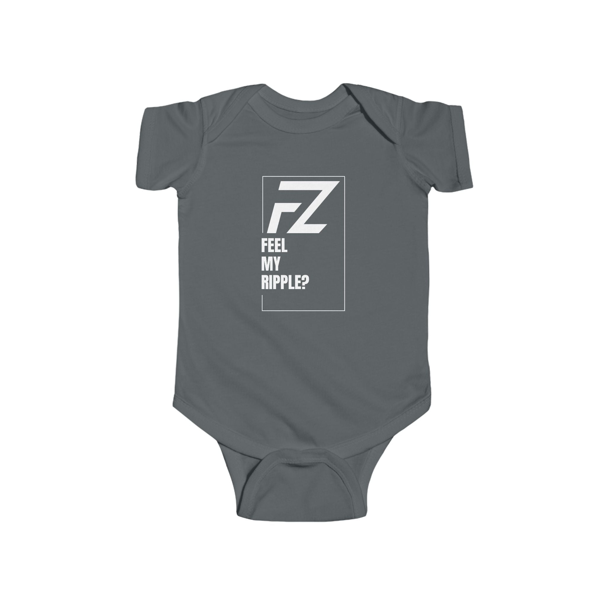 FZ Original FEEL MY RIPPLE? Infant Bodysuit — Baby Onesie (Newborn Gift, Everyday Wear)