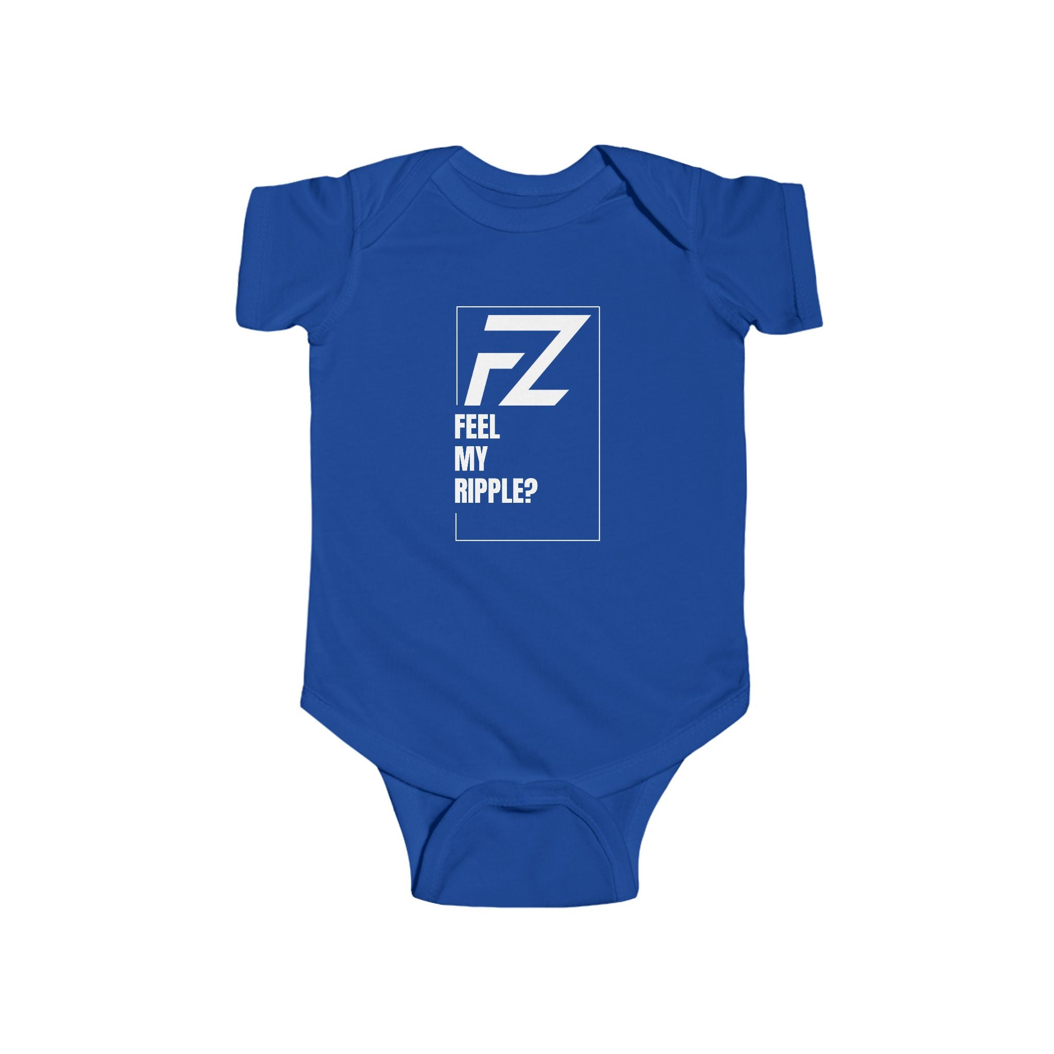 FZ Original FEEL MY RIPPLE? Infant Bodysuit — Baby Onesie (Newborn Gift, Everyday Wear)