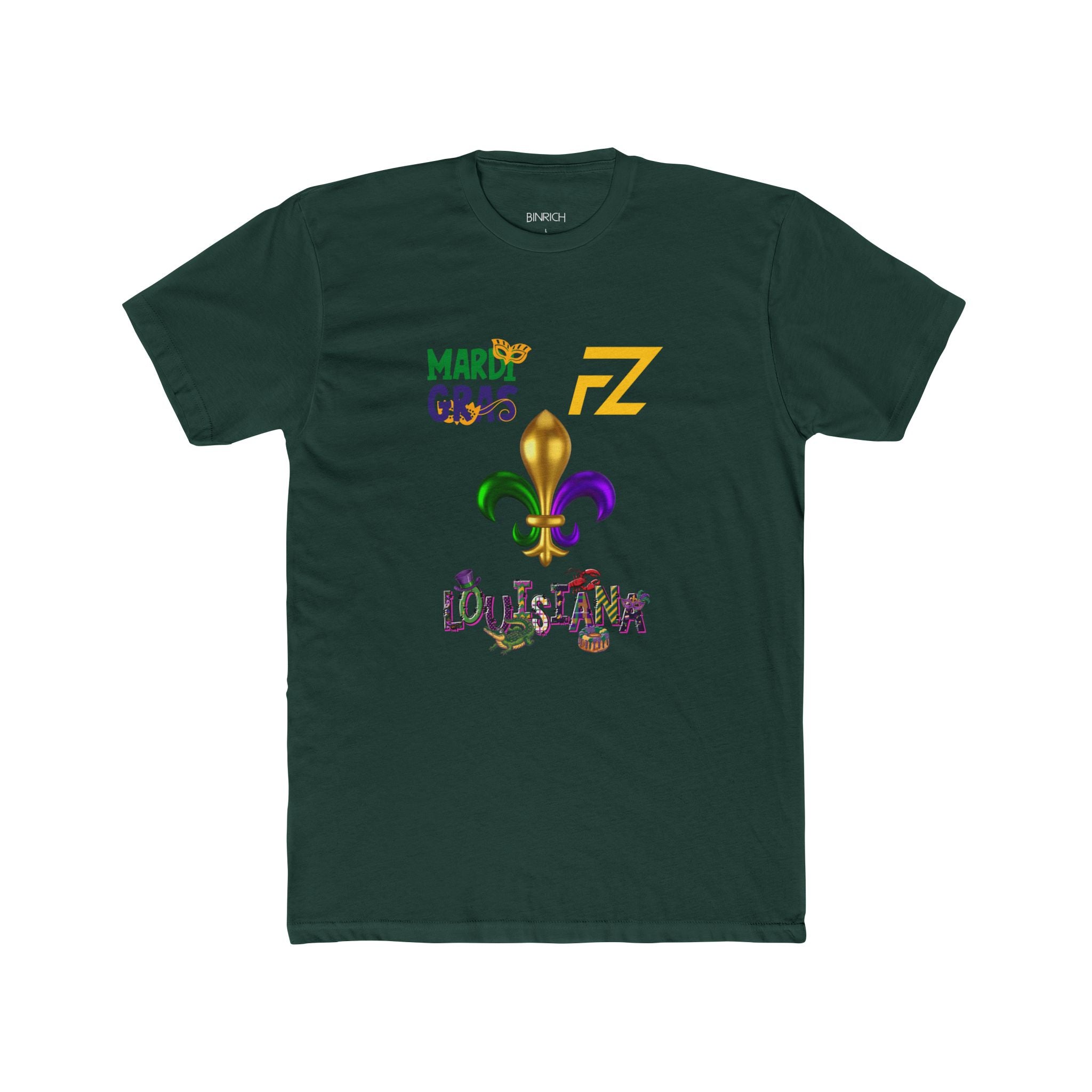 Louisiana MARDI GRAS FZ T‑Shirt