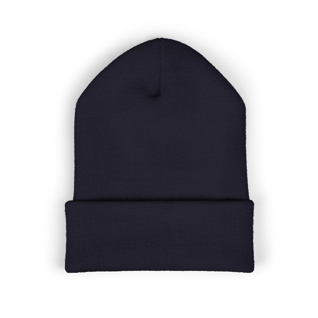 Embroidered "BINRICH" Classic Cuffed Beanie — Warm Knit Winter Hat