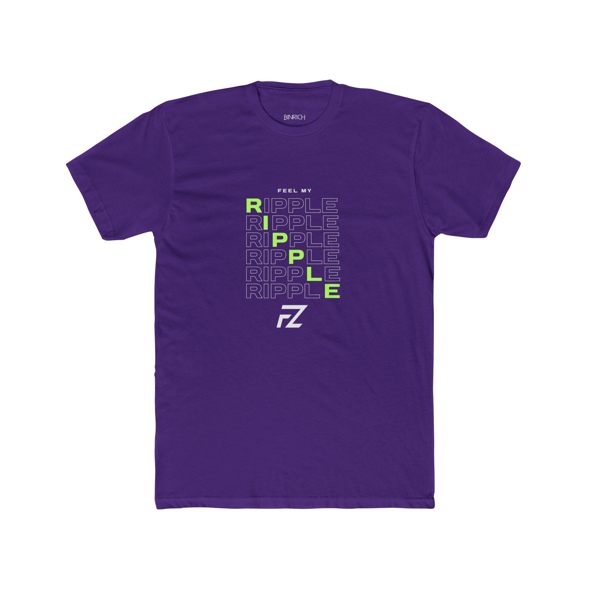 Ripple Outward Repeat Graphic T-Shirt