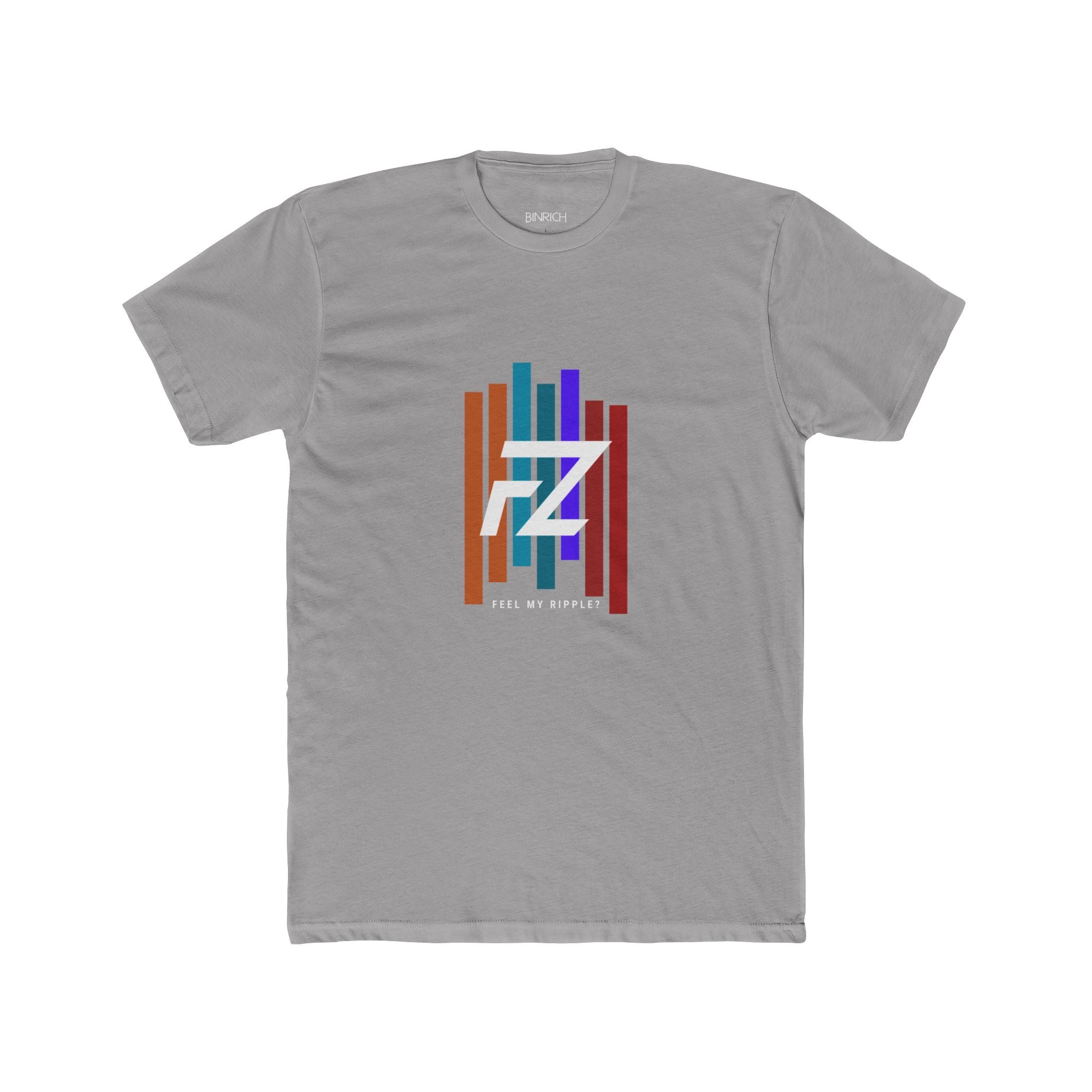 BARS FEEL MY RIPPLE T-shirt Retro Rainbow Stripes — Graphic T-Shirt