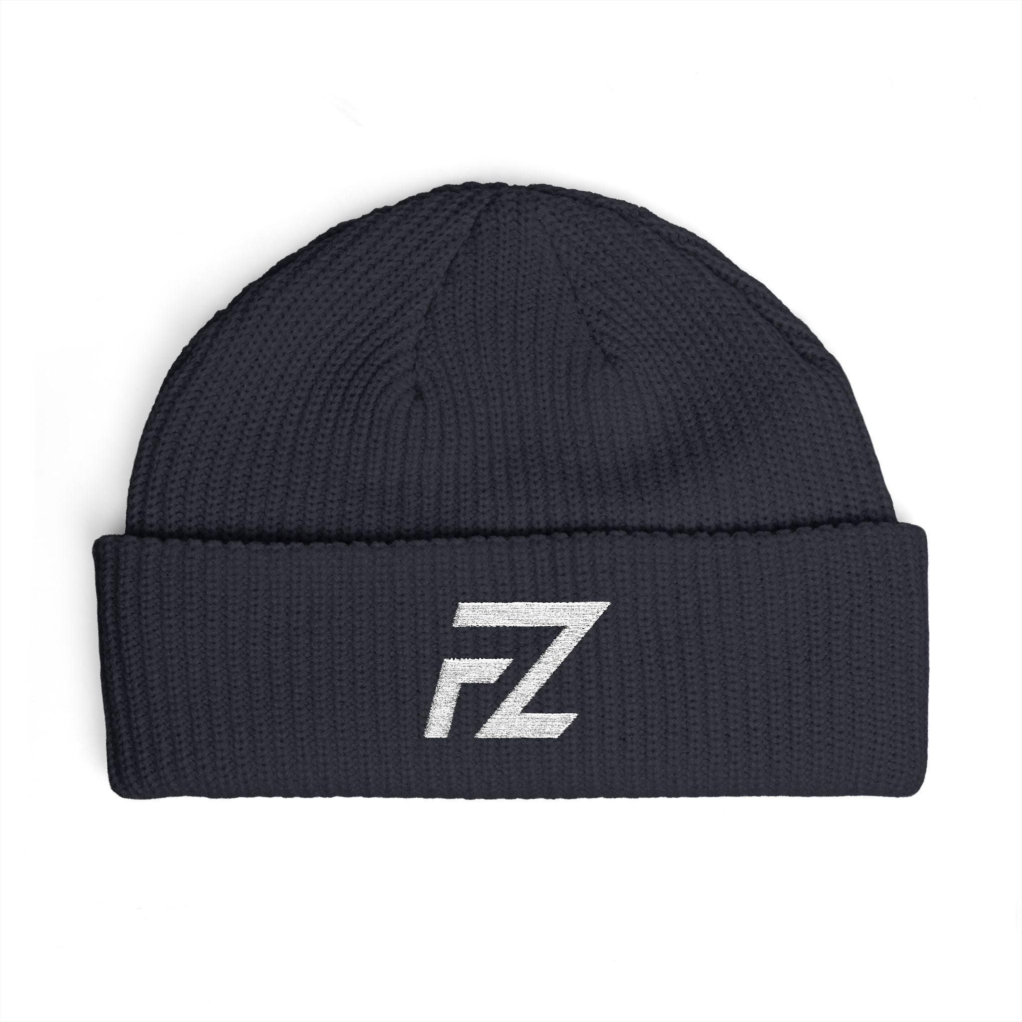 Cuffed Beanie with FZ Logo — Knit Winter Hat for Streetwear & Casual Wear